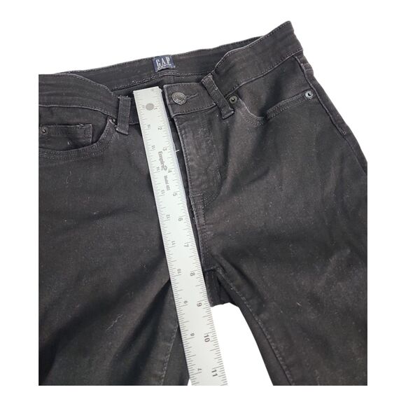 Gap Denim Mid Rise Women’s Leggings/Jeggings Skinny True Black Size 26 Regular - Picture 4 of 10